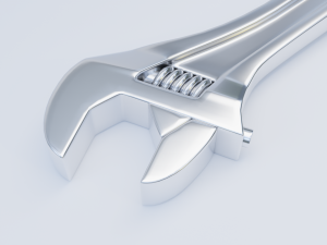 adjustable wrench Model 3D
