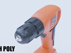 cordless drill 3D मॉडल