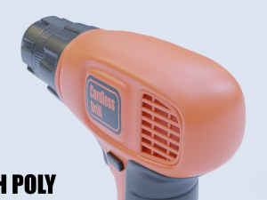 cordless drill 3D मॉडल