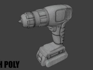 cordless drill 3D Model