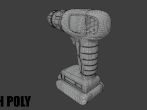 cordless drill 3D Model