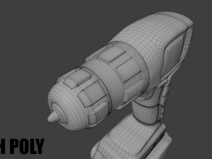 cordless drill 3D मॉडल
