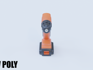 cordless drill 3D मॉडल