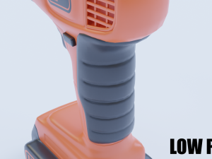 cordless drill 3D मॉडल