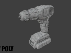 cordless drill 3D Model