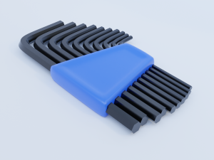 allen keys 3D Model