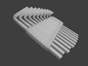 allen keys 3D Model