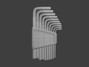 allen keys 3D Model