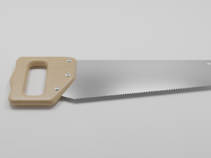 wooden hand saw 3D Модель