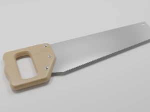 wooden hand saw 3D Model