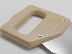 wooden hand saw 3D Модель