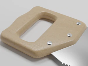 wooden hand saw 3D Model