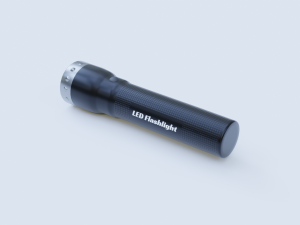 led flashlight Model 3D