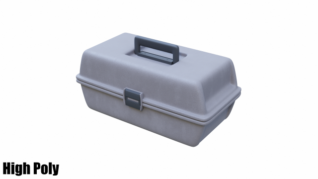 simple tool box 3D Model .c4d .max .obj .3ds .fbx .stl .blend 