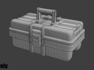 도구 상자 3D 모델