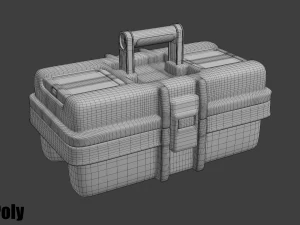 도구 상자 3D 모델