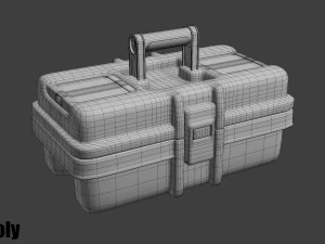 도구 상자 3D 모델