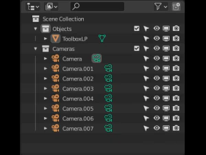 도구 상자 3D 모델