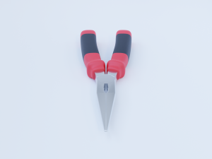 needle nose pliers Modello 3D