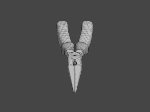 needle nose pliers Modello 3D