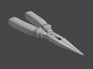 needle nose pliers Modello 3D