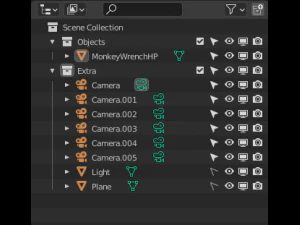 monkey wrench 3D Model