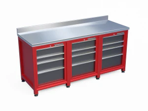 banco de trabajo Modelo 3D