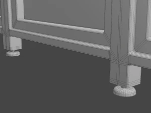 banco de trabajo Modelo 3D