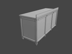 banco de trabajo Modelo 3D