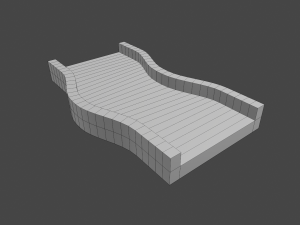 racetrack segments collection 3D Model