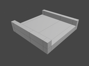 racetrack segments collection 3D Model