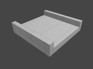 racetrack segments collection 3D Model