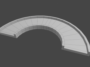 racetrack segments collection 3D Model