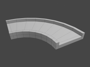 racetrack segments collection 3D Model