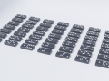 domino tile collection 3D Models