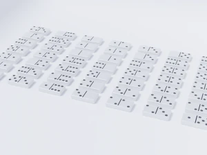 domino tile collection 3D Model
