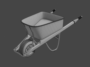 wheelbarrow 3D 模型