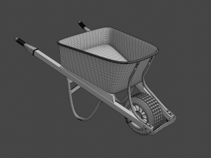 wheelbarrow 3D 模型