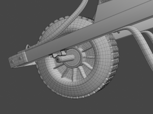 wheelbarrow 3D 模型