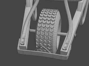 ट्राली 3D मॉडल