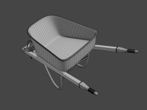 wheelbarrow 3D 模型