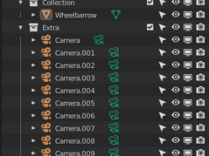 wheelbarrow 3D 模型