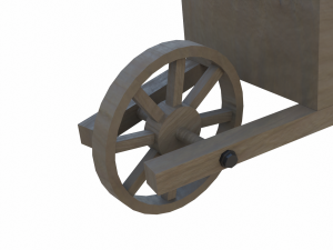 garden wheelbarrow 3D Модель