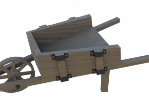 garden wheelbarrow 3D Модель