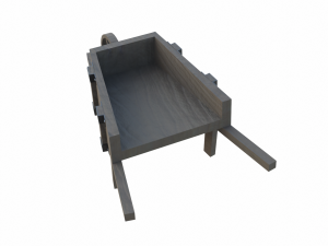 garden wheelbarrow 3D Модель