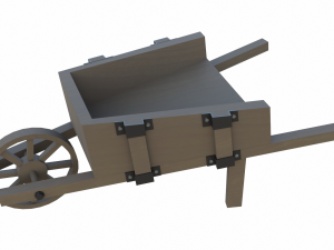 garden wheelbarrow 3D Модель