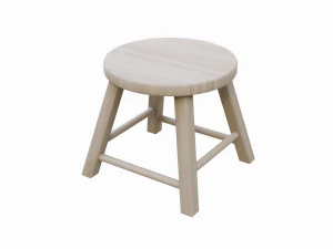 Holzhocker 3D Modell
