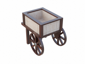 planter cart 3D 模型