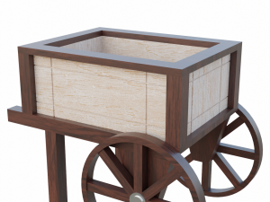 planter cart 3D 模型
