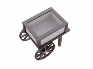 planter cart 3D 模型